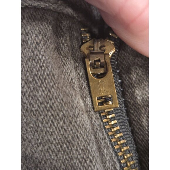 Vtg Wrangler Brown Denim Jeans 35x35 Straight Leg USA Zip Fly Faded - Picture 6 of 11